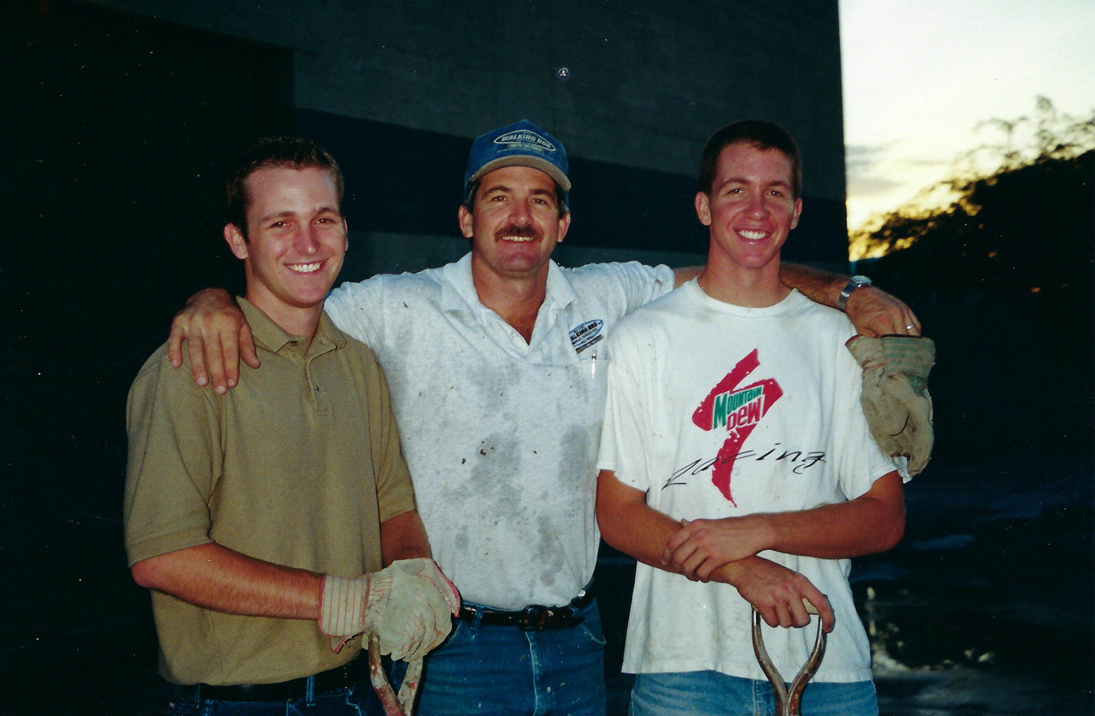 Grandpa and Kable at Kable's 2nd birthday
